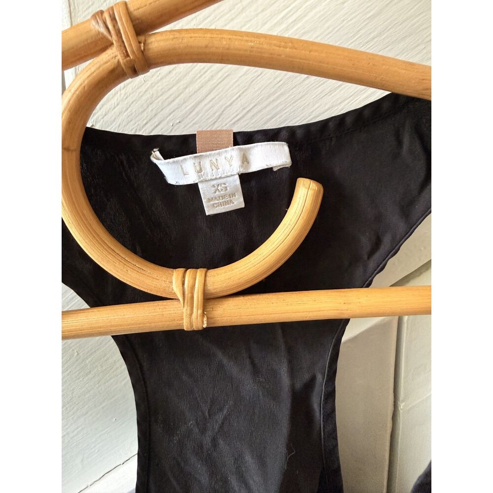 Lunya 100% Silk Racerback Tank | Black